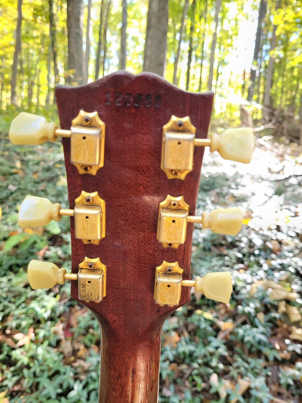 [1963 Gibson Hummingbird Headstock Rear]